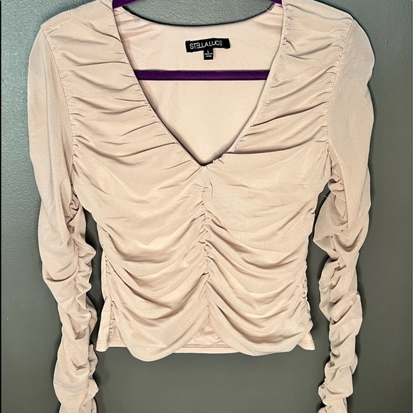 Scrunchy long sleeve blouse - Picture 2 of 2